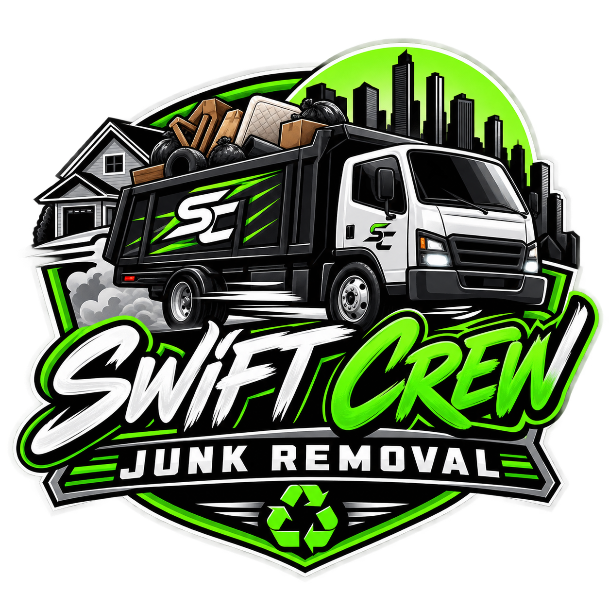 Swift Crew Junk Removal logo